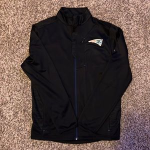 Majestic Thermabase Patriots zip up sweatshirt. Mens size medium. Never worn.